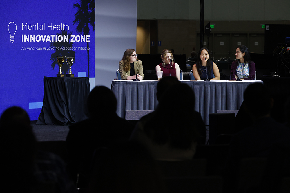 2025 Psychiatry Innovation Lab Judges on Stage
