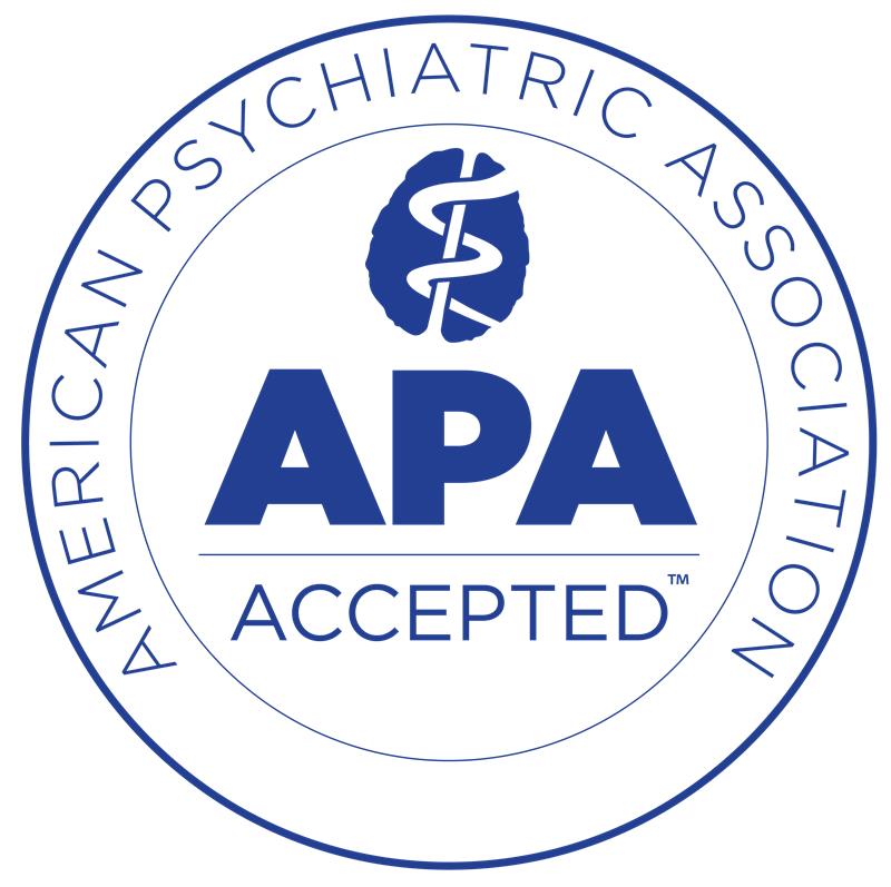American Psychiatric Association Accepted Logo