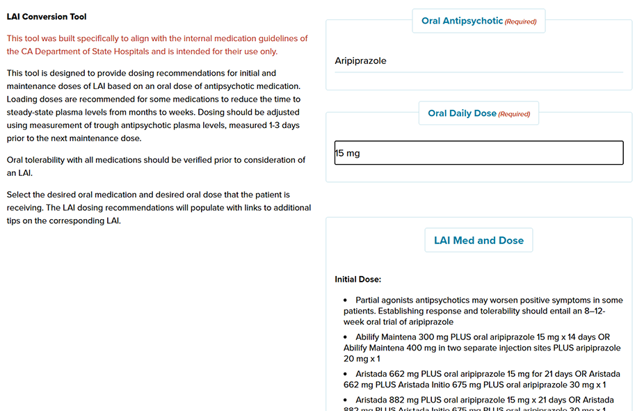 Interactive Medication Tools